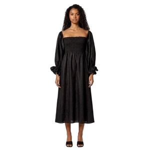 Sleeper Womens/Ladies Linen Dress / Black